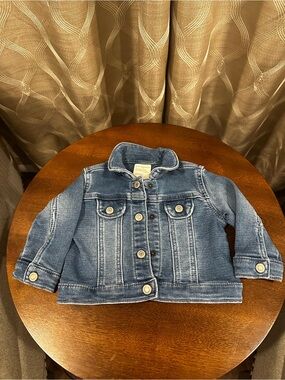First Impressions Baby Denim Jacket in Medium Blue